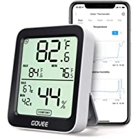 Govee Termómetro Higrómetro- Mini LCD Bluetooth Medidor Digital Humedad y Temperatura Interior con Función…